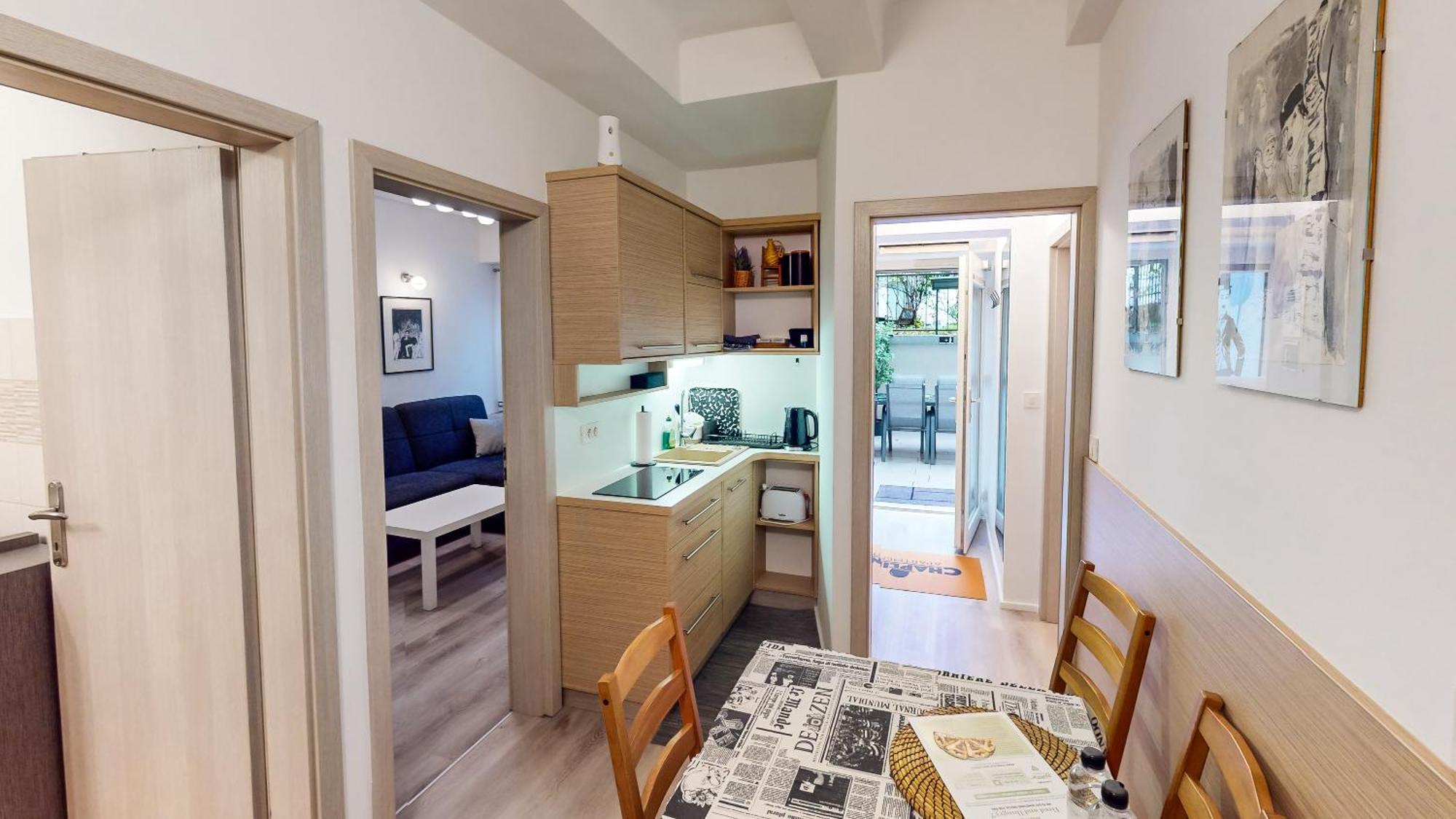 Chaplin Apartment - Free Garage Parking ليوبليانا المظهر الخارجي الصورة